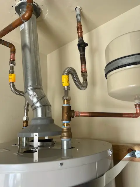 Water heater installation and plumbing repair in Newport